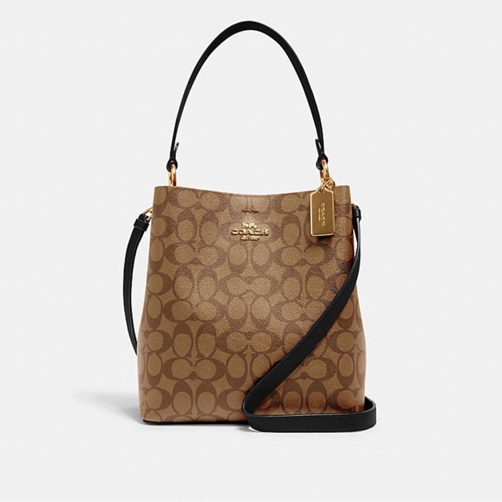 Coach Town Bucket Bag In Signature Canvas